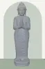 Product image 1 of the product “Standing Buddha made of Riverstone, position Namaskara , H. 118cm. ”